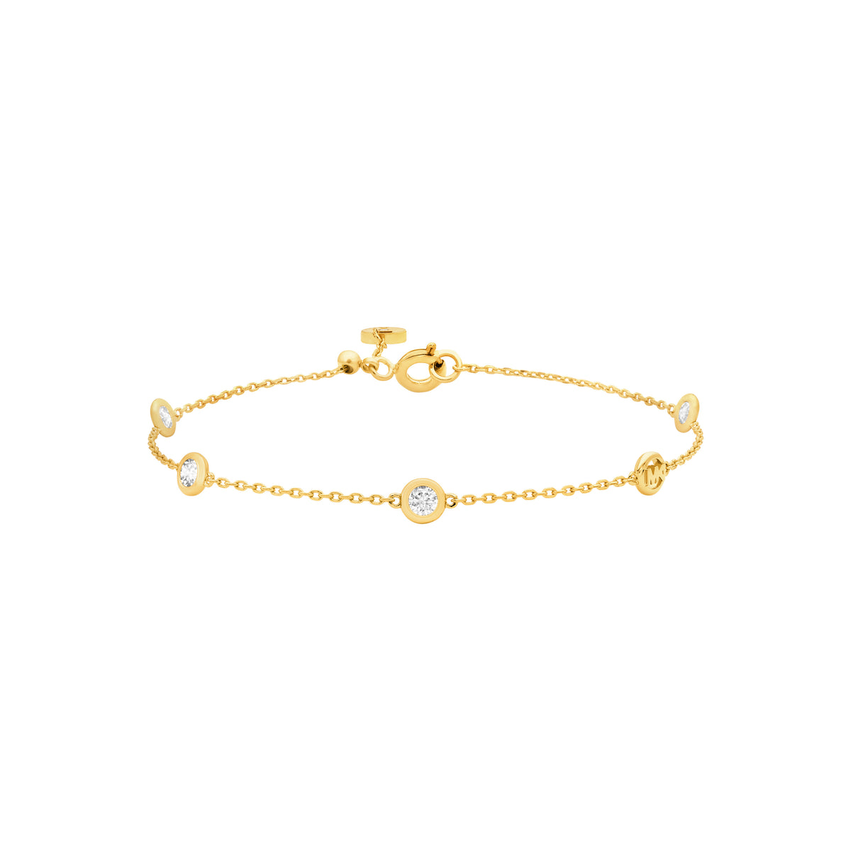 Michael Kors Station Bracelet Gold MKJ8699710 front view