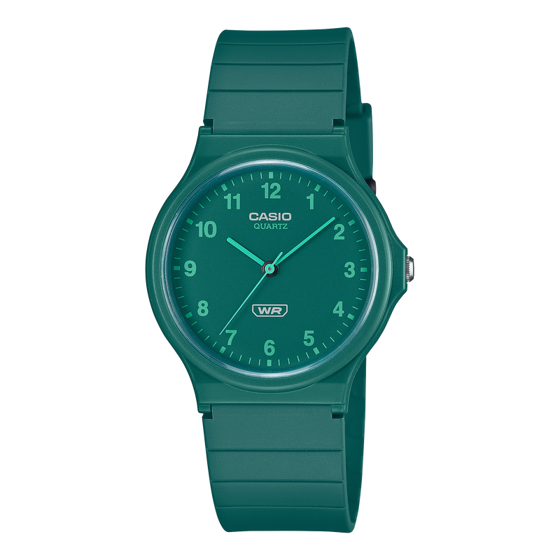 Casio Pop Green Resin Band Watch MQ24B-3B