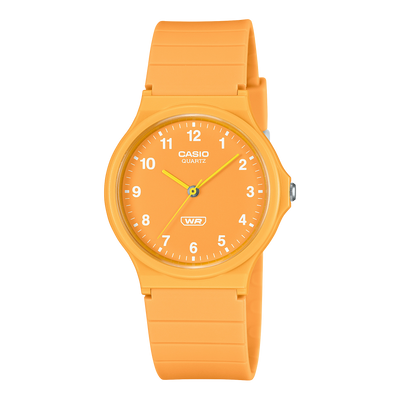 Casio Pop Yellow Resin Band Watch MQ24B-9B