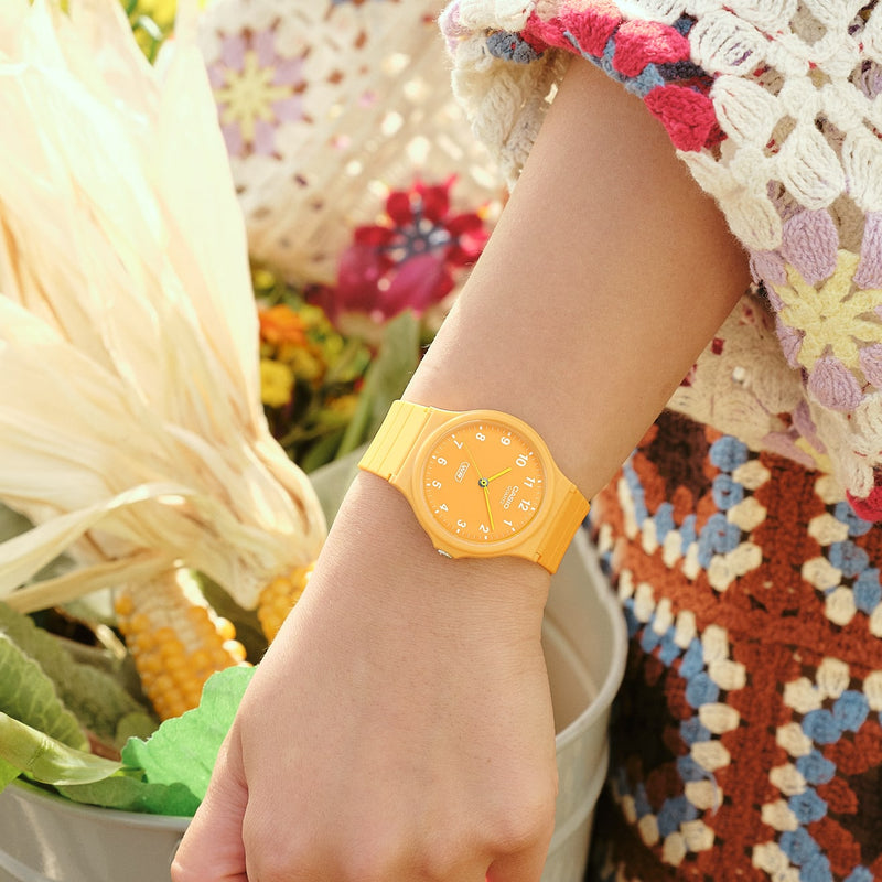 Casio Pop Yellow Resin Band Watch MQ24B-9B