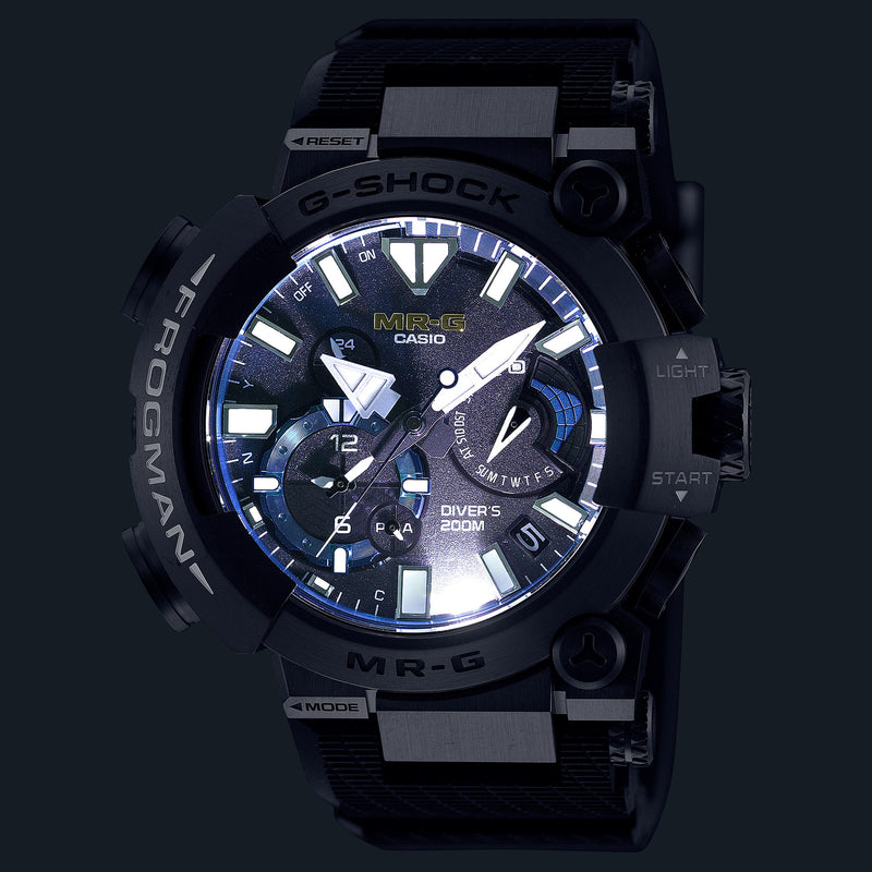 G-Shock Mr-G Frogman Black Rubber Band Men's Watch MRGBF1000R-1A