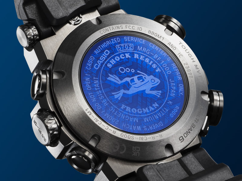 G-Shock Mr-G Frogman Black Rubber Band Men's Watch MRGBF1000R-1A