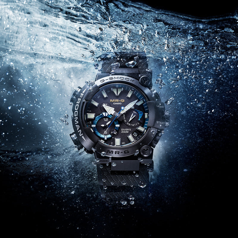 G-Shock Mr-G Frogman Black Rubber Band Men's Watch MRGBF1000R-1A