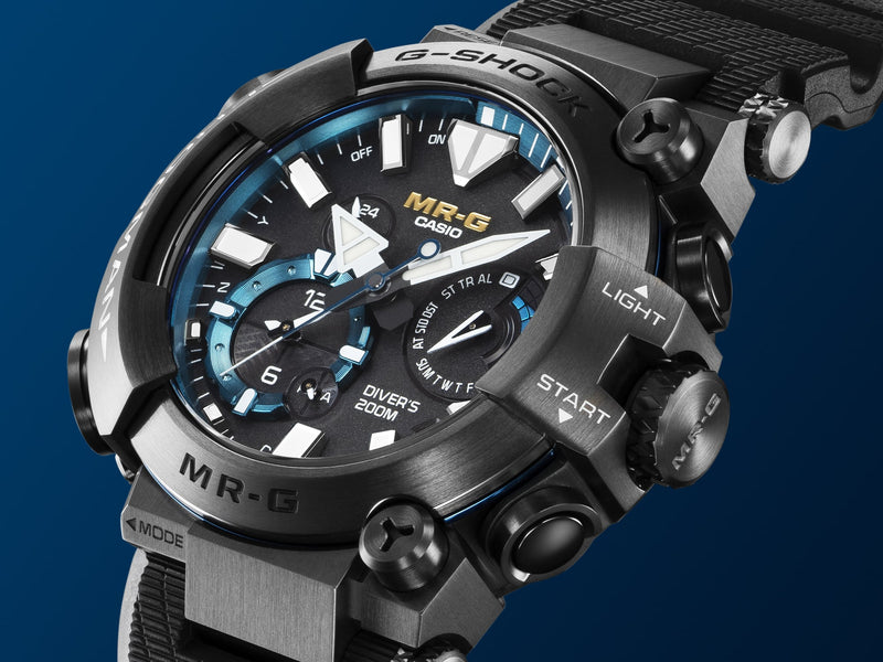 G-Shock Mr-G Frogman Black Rubber Band Men's Watch MRGBF1000R-1A