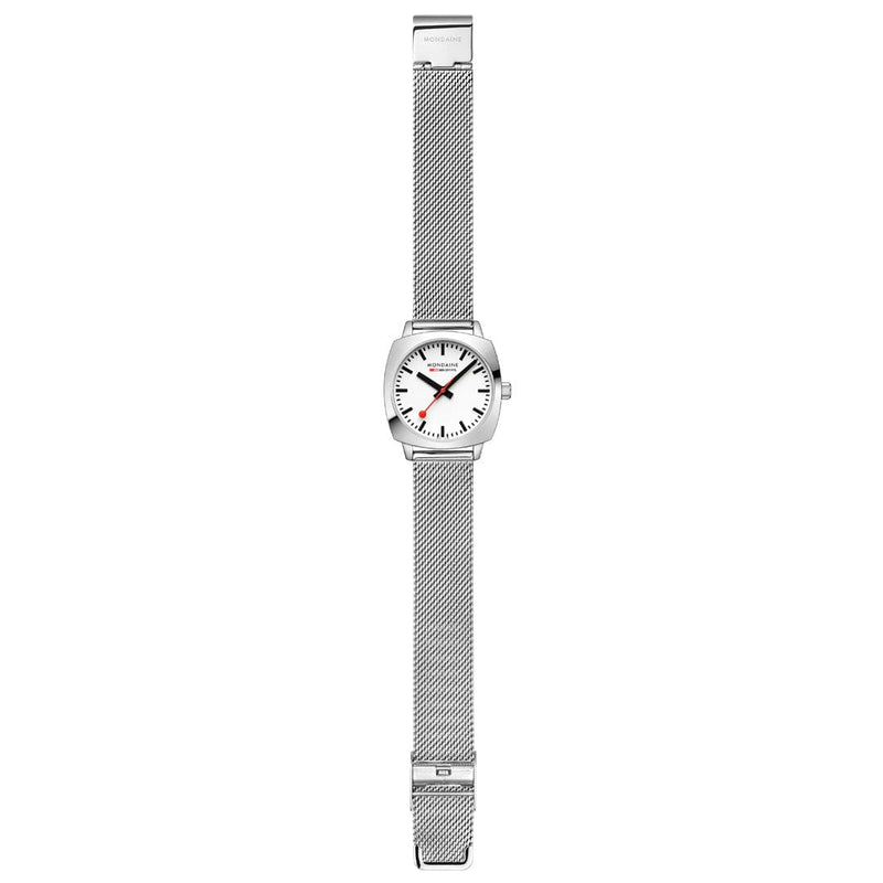 Mondaine Cushion Stainless Steel Watch MSL.31110.SM