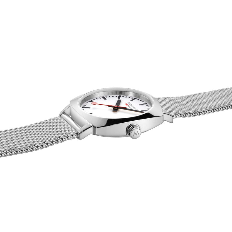 Mondaine Cushion Stainless Steel Watch MSL.31110.SM