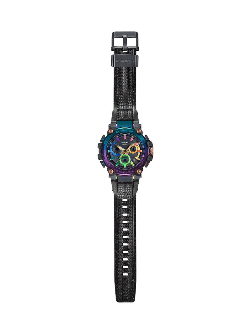 Galaxy-Inspired G-Shock MTGB3000DN-1ADR with Nebula Gradient and Rainbow Dial