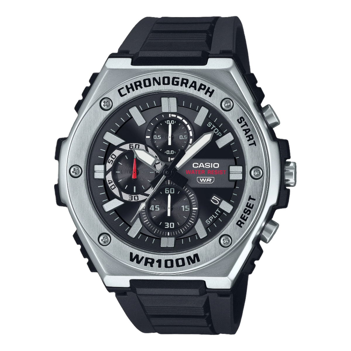 Casio Analog Black Dial Black Resin Band Watch MWA300H-1A