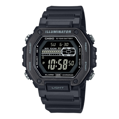 Casio Standard Black Resin Band Watch MWD110HB-1B