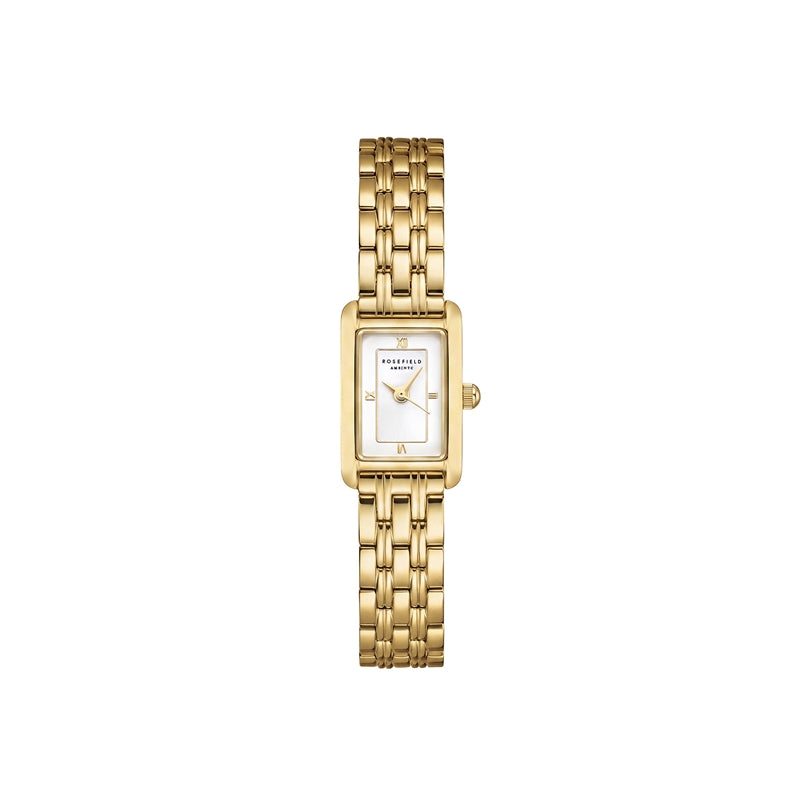 Rosefield Heirloom Mini Sunray Dial Gold Bracelet Watch MWGSG-M08
