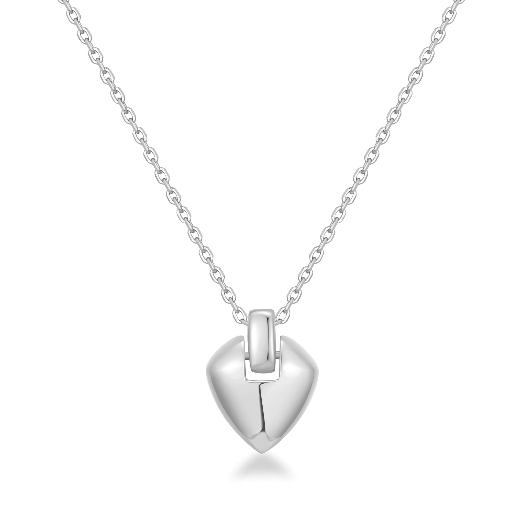 Ania Haie Silver Shield Pendant Necklace for Confident Women