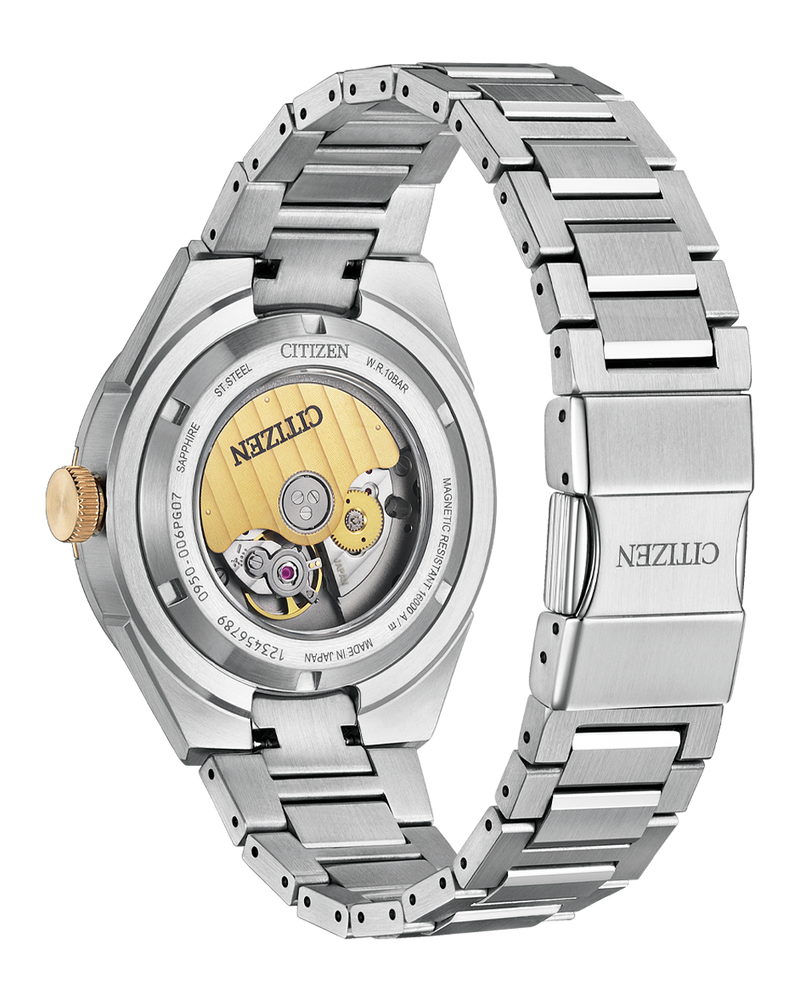 Citizen Series 8 Automatic Stainless Steel Black Watch NA1034-51H