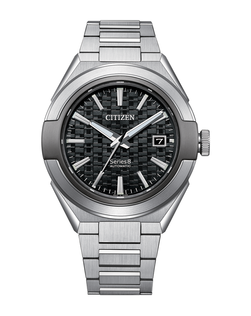 Citizen Series 8 Automatic Stainless Steel Black Watch NA1036- 56E