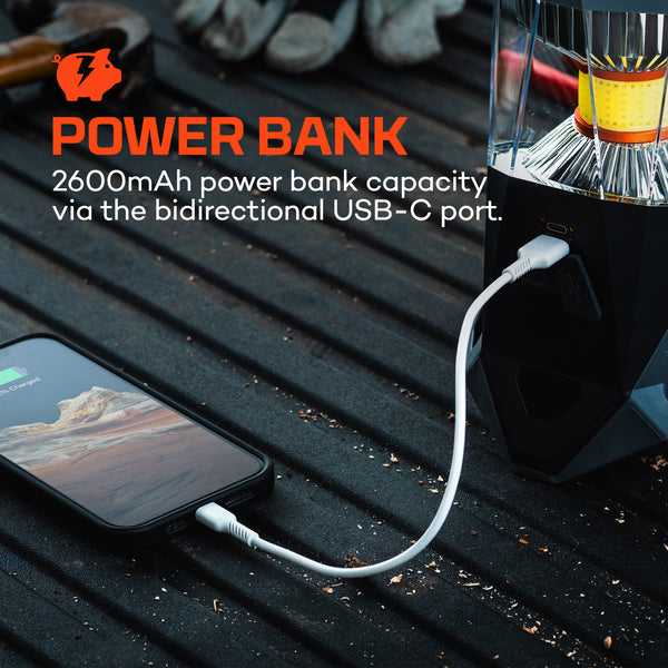 NEBO Galileo 1600 Lumen Lantern with USB Power Bank Model 89827