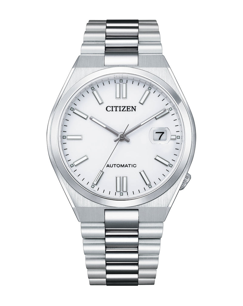 Citizen Tsuyosa Automatic Silver Stainless Steel White Dial Watch NJ0150-81A