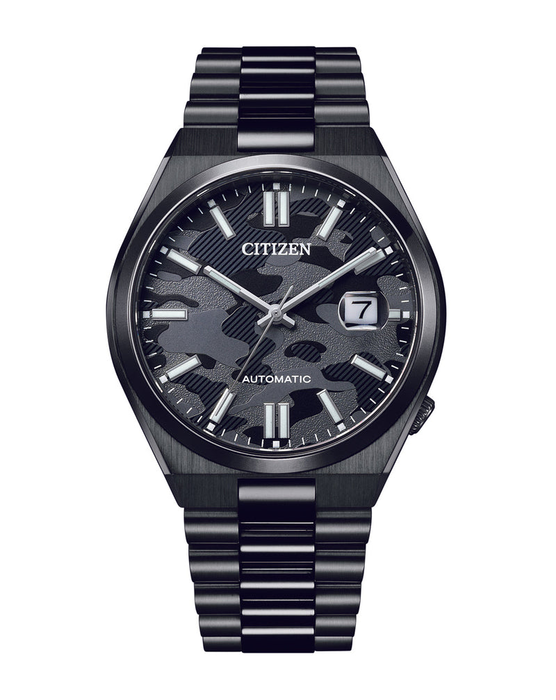 Citizen Tsuyosa Automatic Black Stainless Steel Watch NJ0155-87E