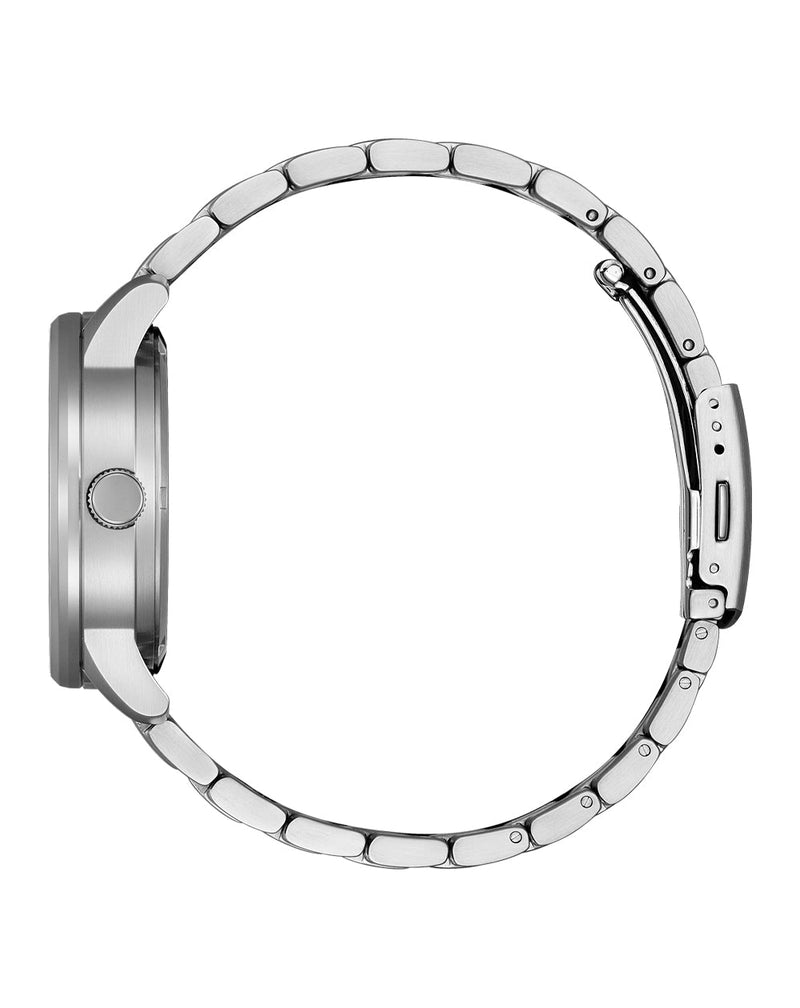 Citizen Automatic Silver Stainless Steel White Dial Watch NJ0191-83A