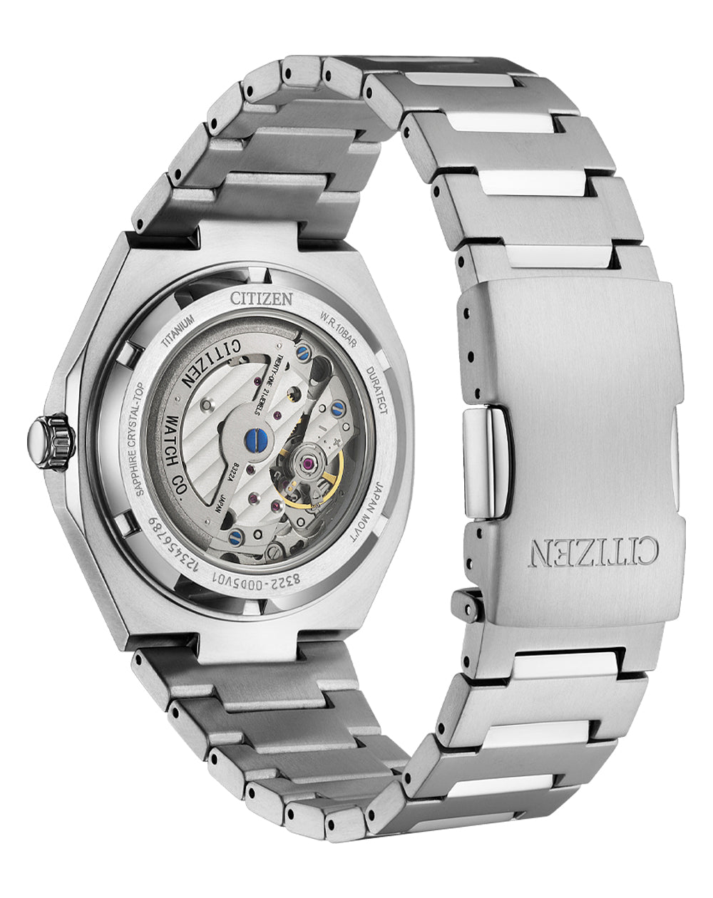 Citizen Zenshin Automatic Blue Dial Stainless Steel Watch NK5020-58M