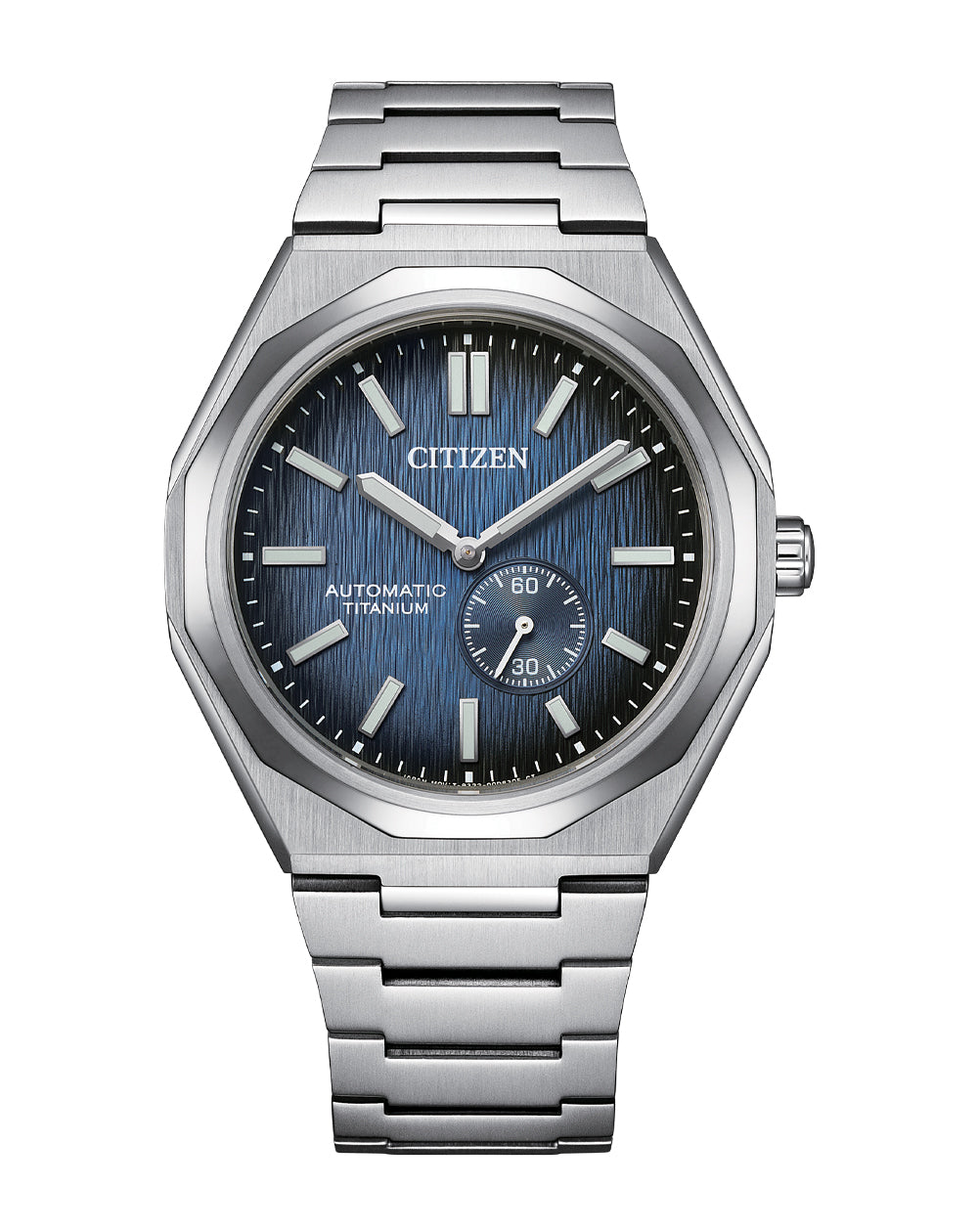 Citizen Zenshin Automatic Blue Dial Stainless Steel Watch NK5020-58M