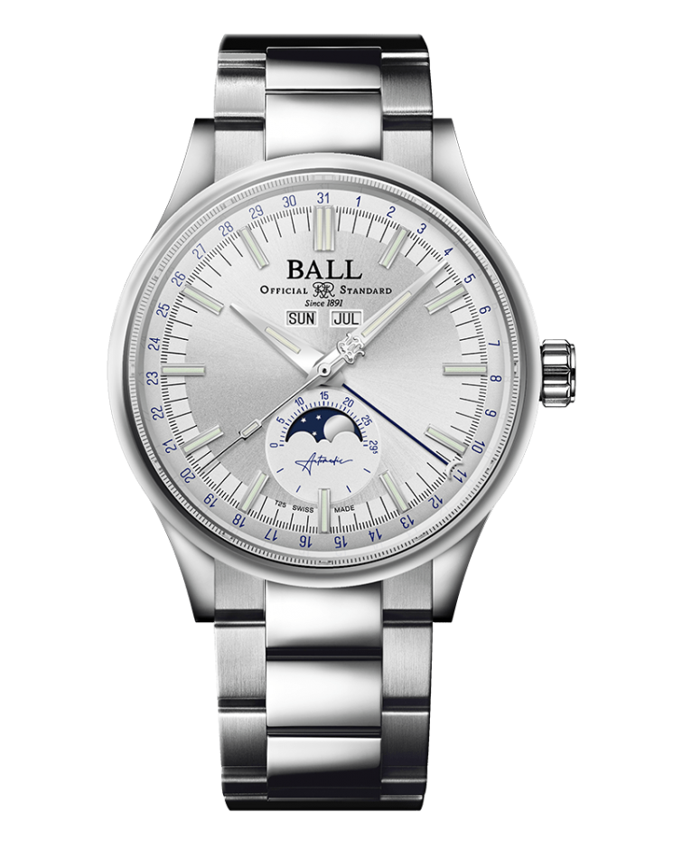 Ball Engineer II Moon Calendar NM3016C-S1J-SL Day View