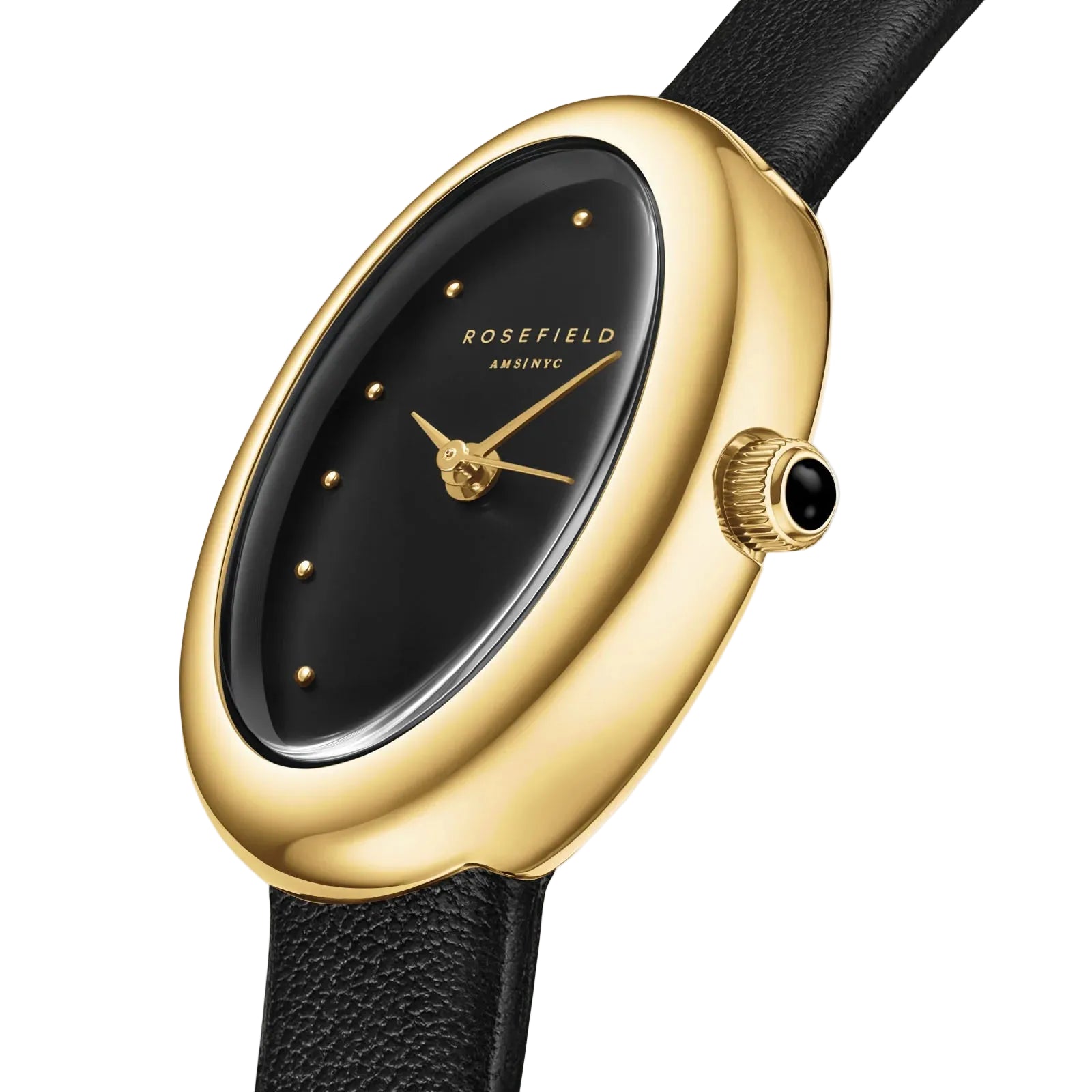 Rosefield Ovale Black Gold OVBGLG-OV18