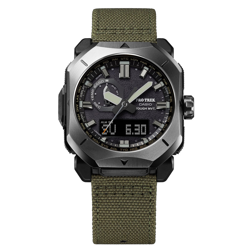 Casio Protrek Climber Line Solar Black Dial Watch PRW6900YB-3D