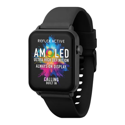 Reflex Active Series 30 Amoled Black Case & Black Silicon Strap RA30-2186