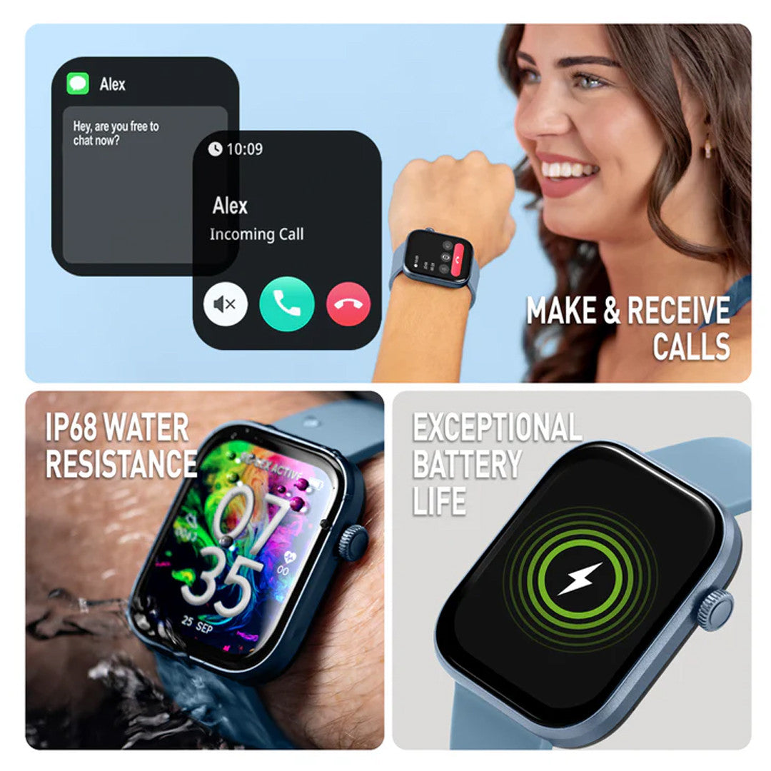 Reflex Active Series 40 AMOLED Denim Blue Silicone Smart Watch