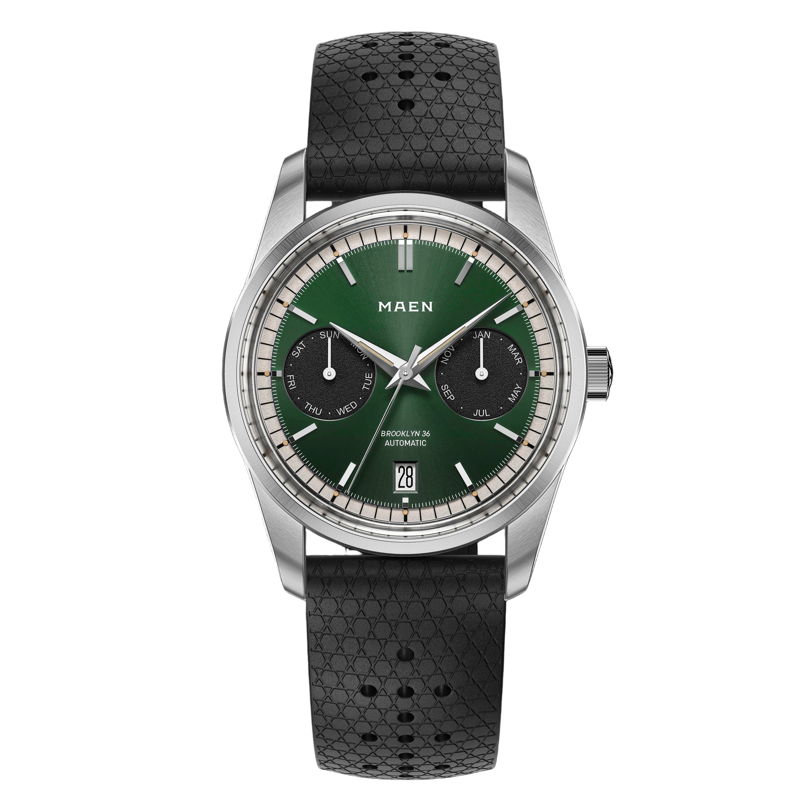 MAEN M5.1.5 Brooklyn 36 Triple Calendar Automatic Watch