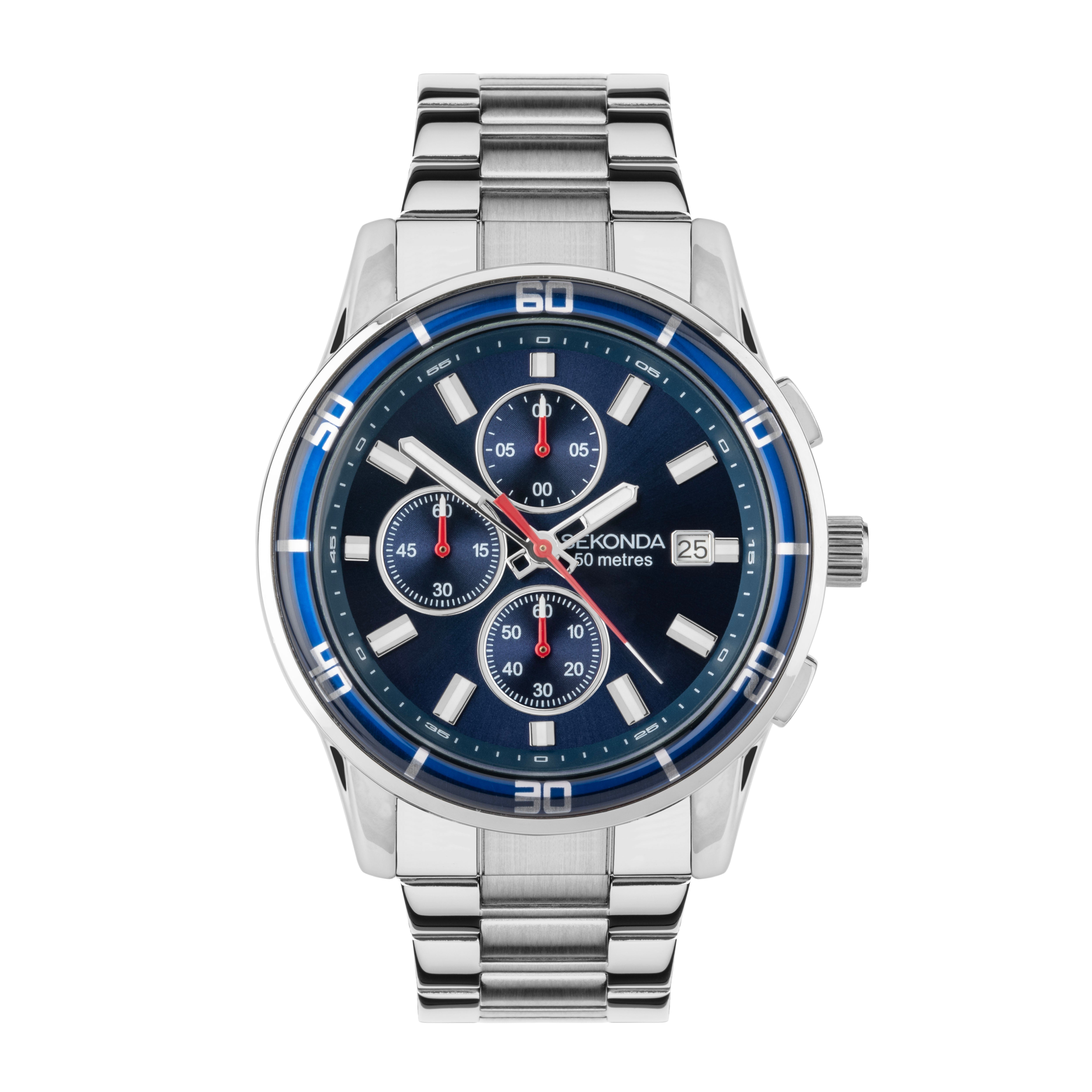 Sekonda Midnight Blue Men’s Watch Stainless Steel Durable 2024