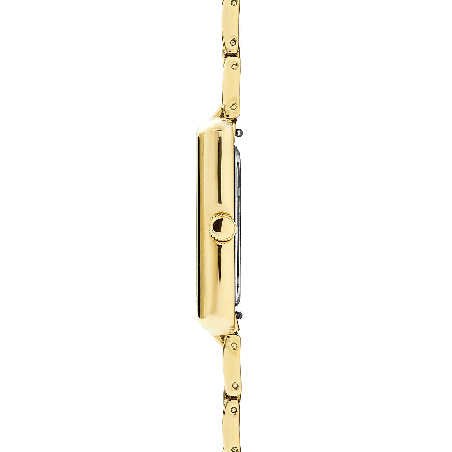 Sekonda Mens Gold Guilloche Dial Watch Stainless Steel Bracelet 28mm