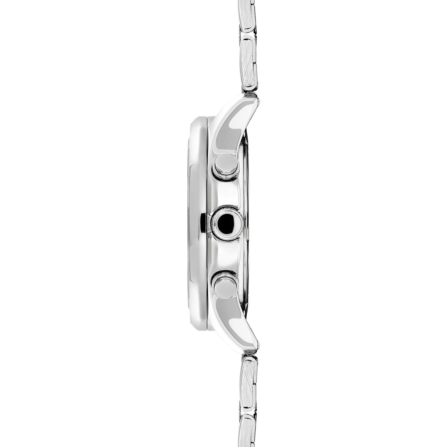 Sekonda Mens Octaire Black Dial Stainless Steel 40mm Watch Silver