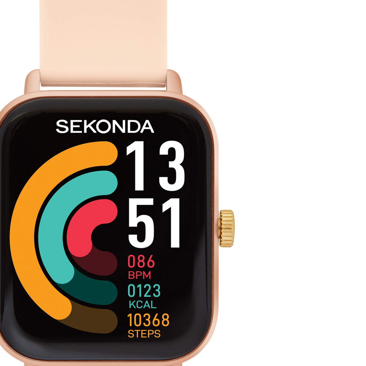 Sekonda Motion X LCD Display 36mm Unisex Watch Pink SK30293