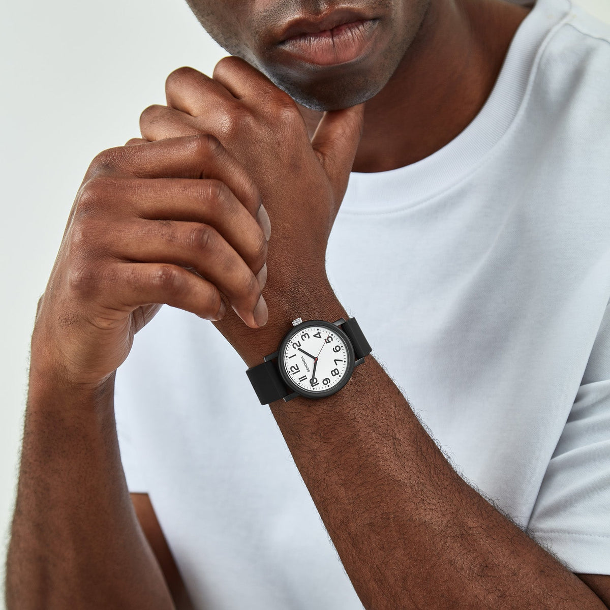 Sekonda Nova White Dial Black Silicone Unisex Watch SK30359 view 2