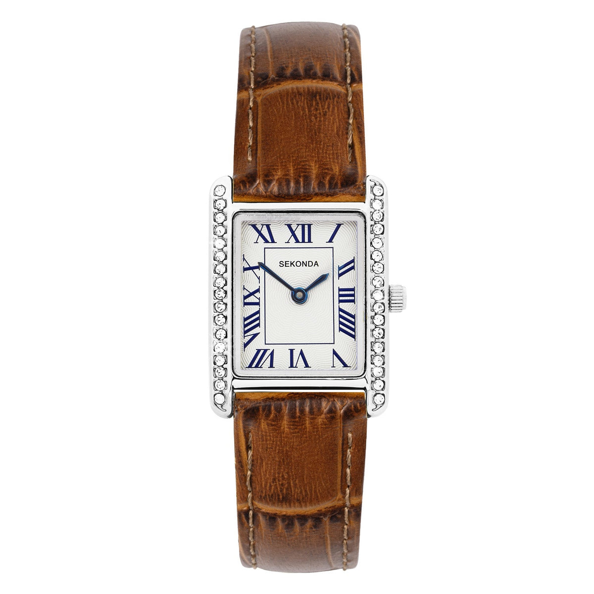 Sekonda Colette White Dial 22mm Womens Watch Brown SK40736