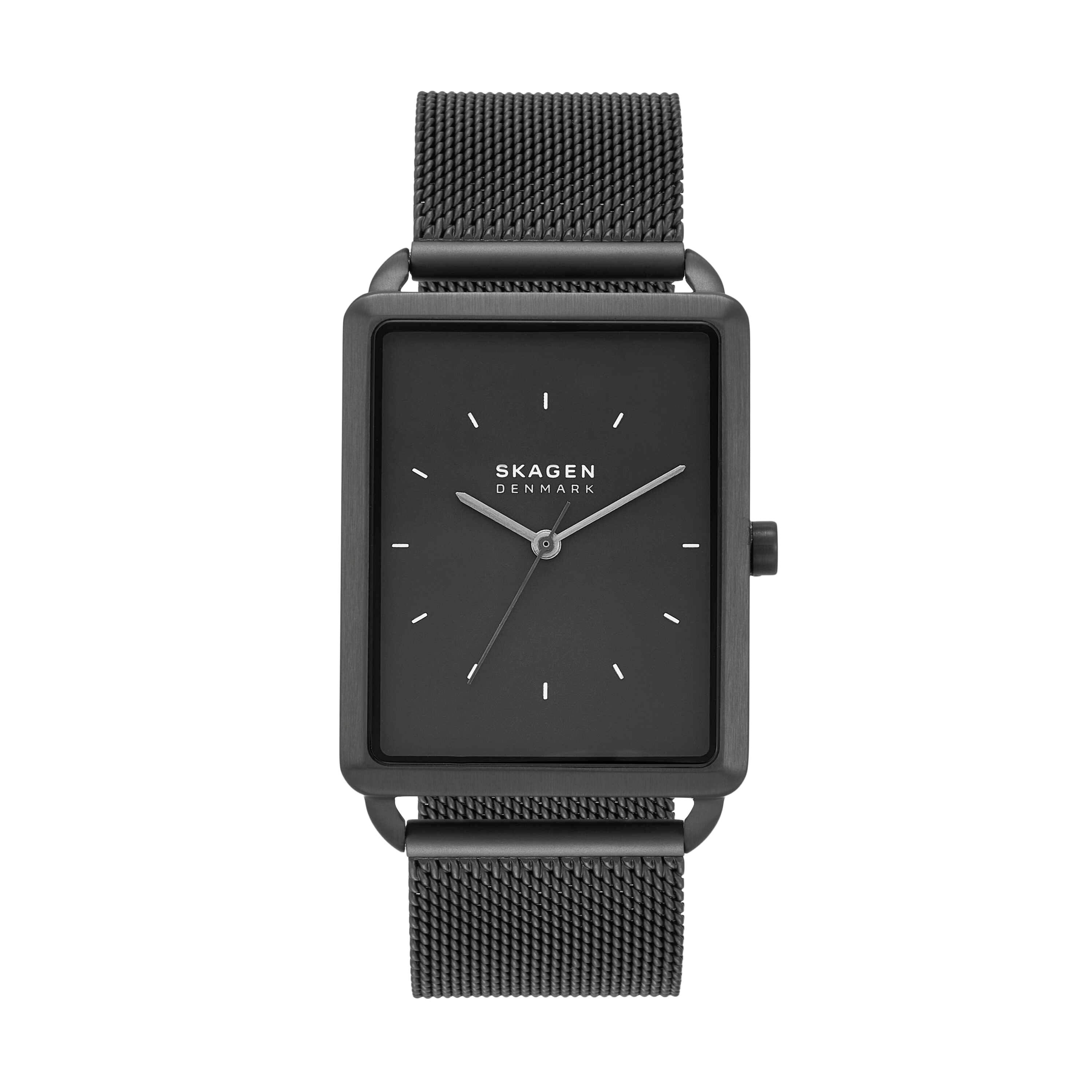 Skagen Hagen Black Dial Stainless Steel Watch SKW6928