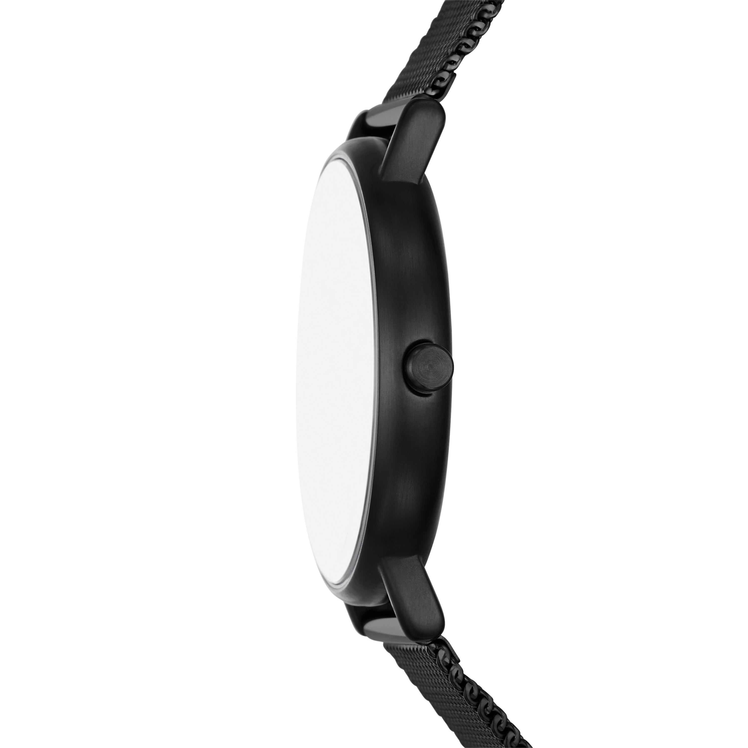 Skagen Signatur Black Stainless Steel Mesh Watch and Strap Set SKW6933SET