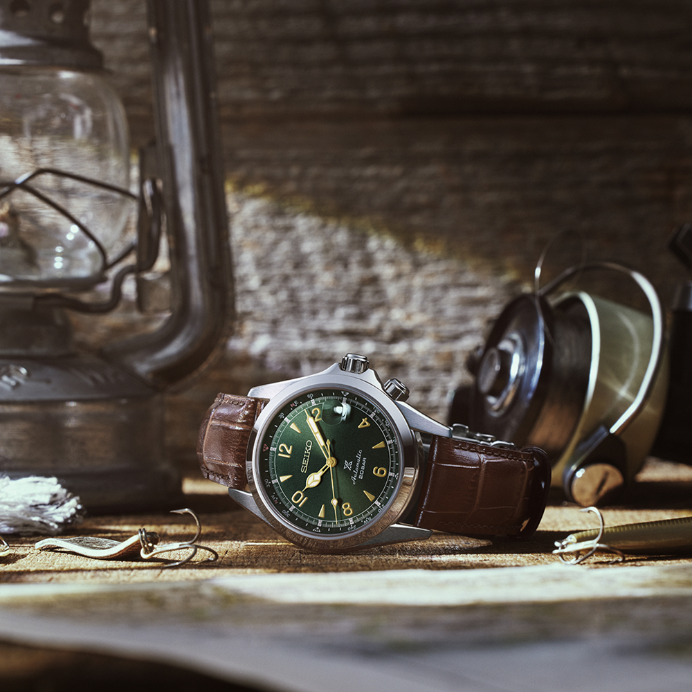 Seiko Prospex "Alpinist" Green Dial Leather SPB121J