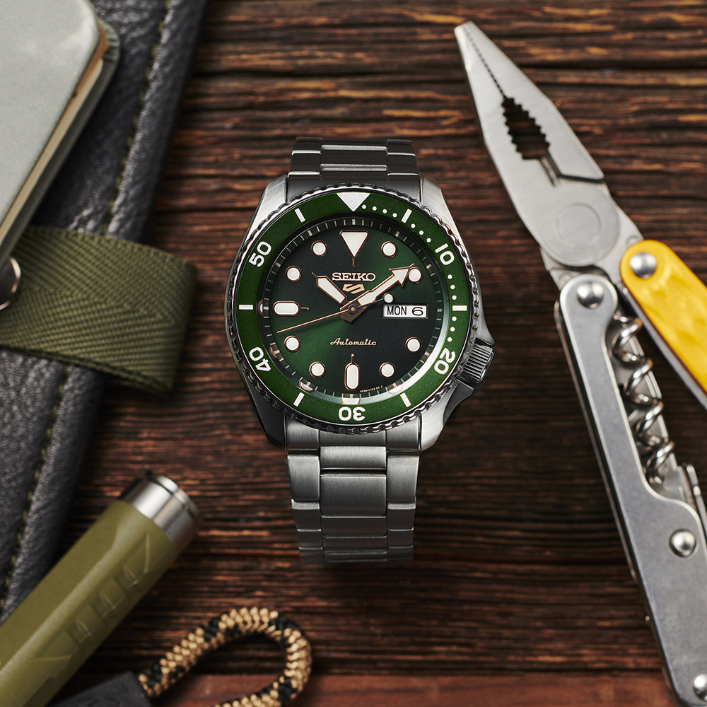 Seiko 5 Sports "5KX" Green Dial Automatic SRPD63K