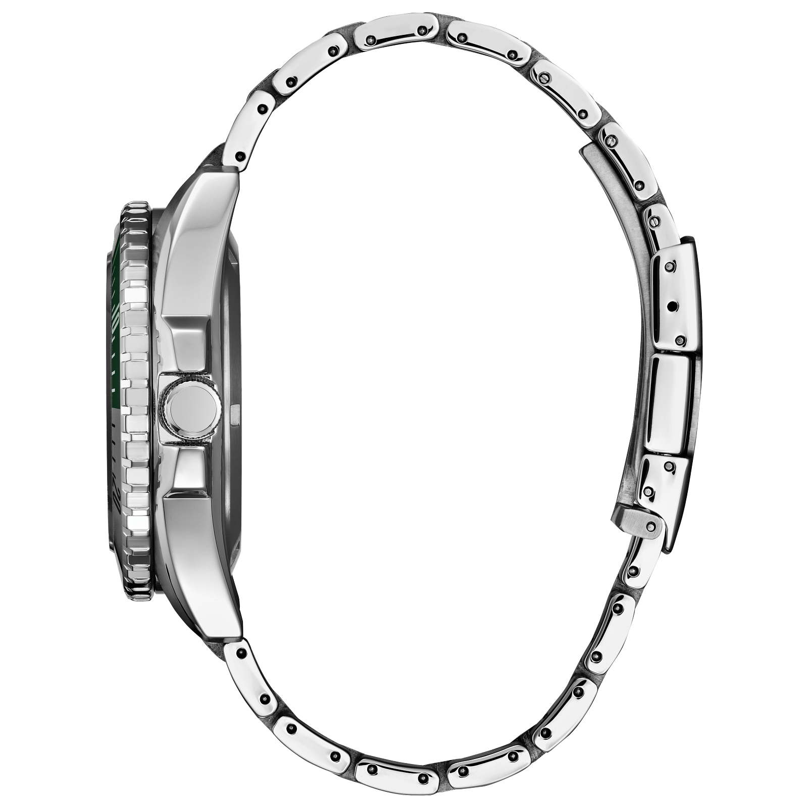 Citizen Sport Automatic Stainless Steel Black Dial Watch NH7531-50E