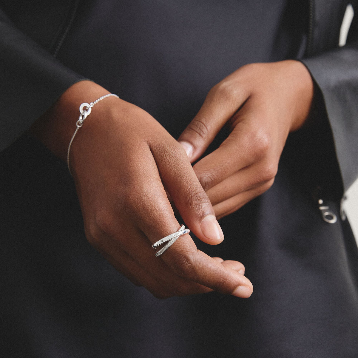 Thomas Sabo Double ring with zirconia TR2548-50