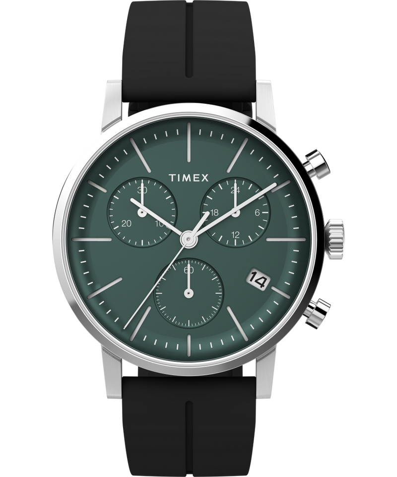 Timex Midtown Chronograph 40mm Synthetic Rubber Watch TW2V70600