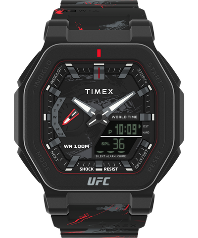 Timex UFC Colossus Fight Week 45mm Resin Strap Watch TW2V85300