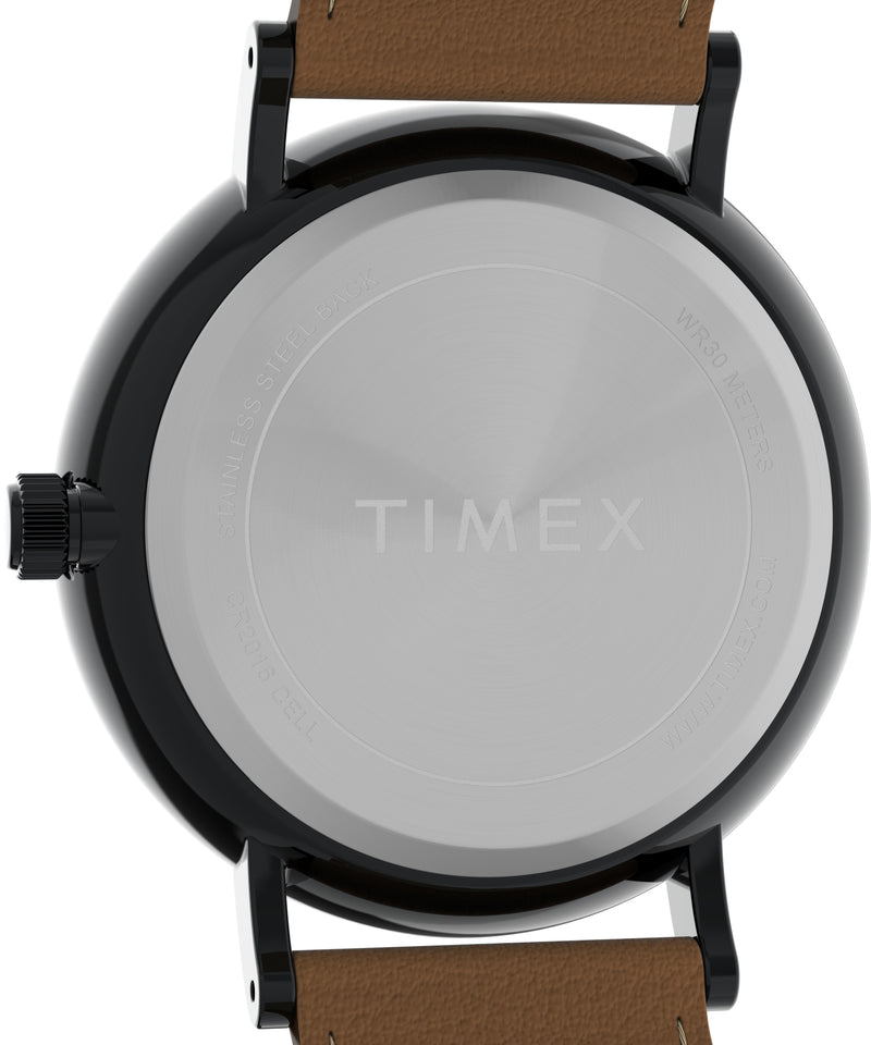 Timex Southview 41mm Leather Black Dial Watch TW2V91400