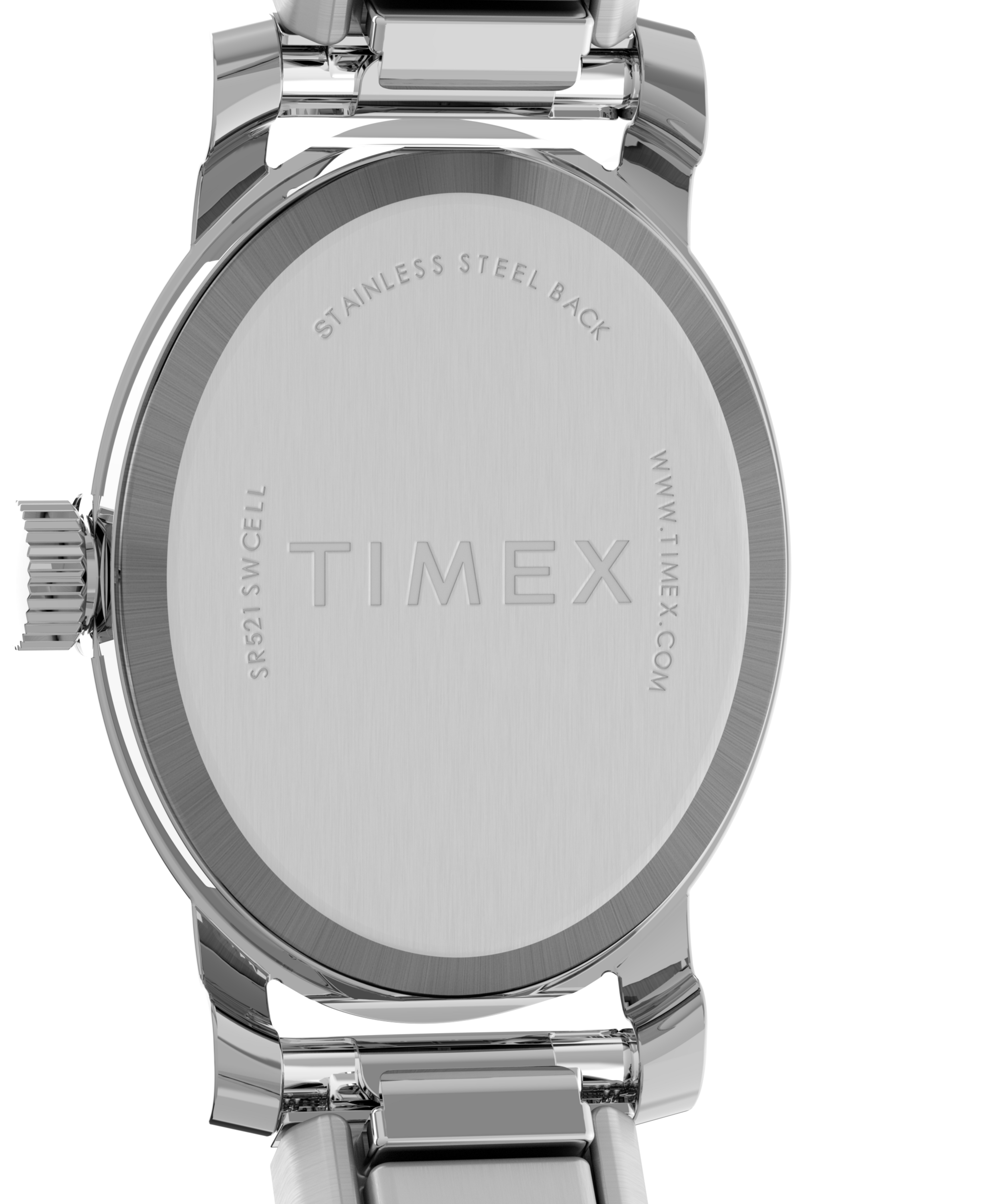 Timex Cavatina Silver Case and Band Mother Of Pearl Dial Women's Watch TW2W70200