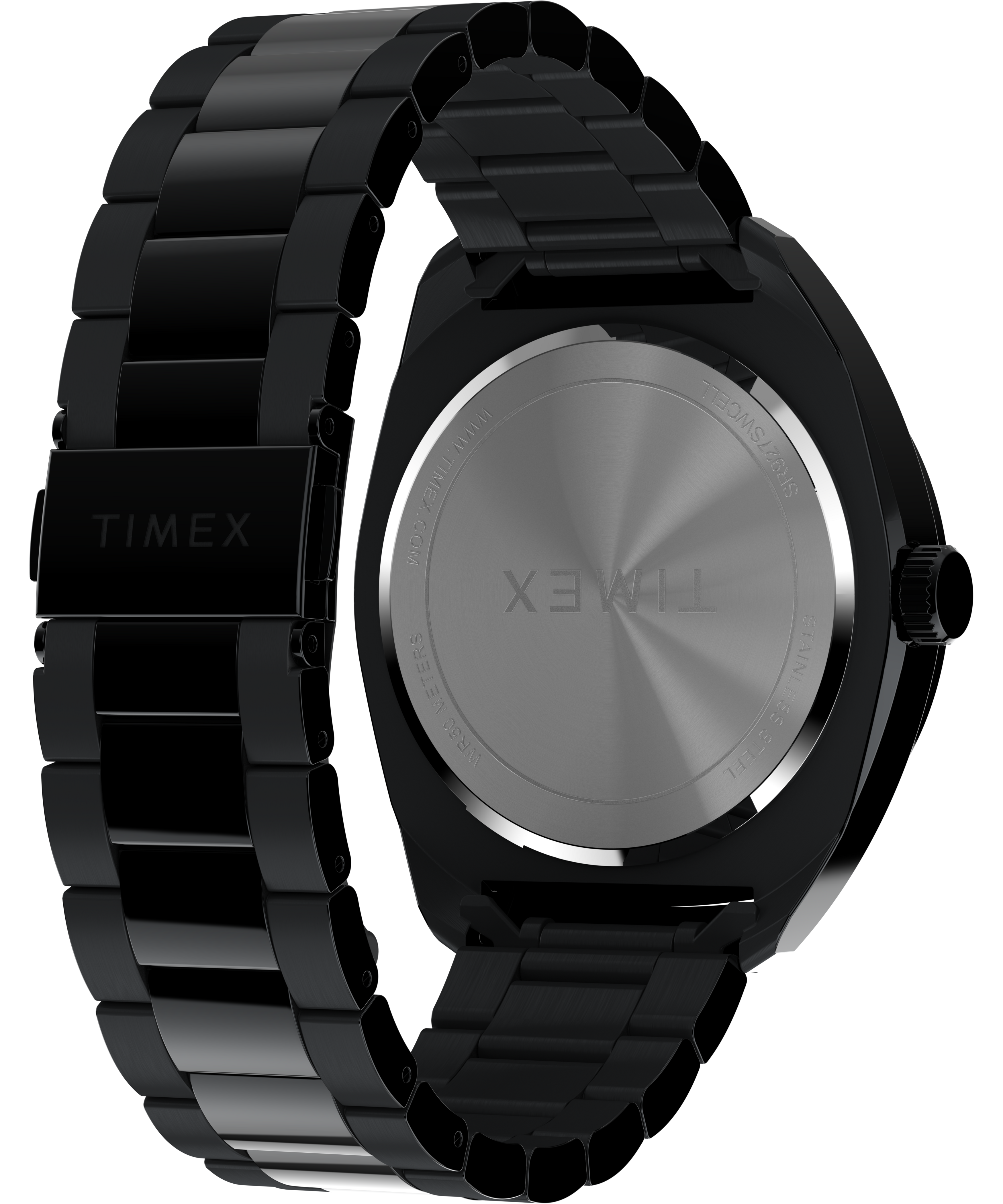 Timex Weston Black Dial Black Stainless Steel Bracelet Men's Watch TW2Y22800