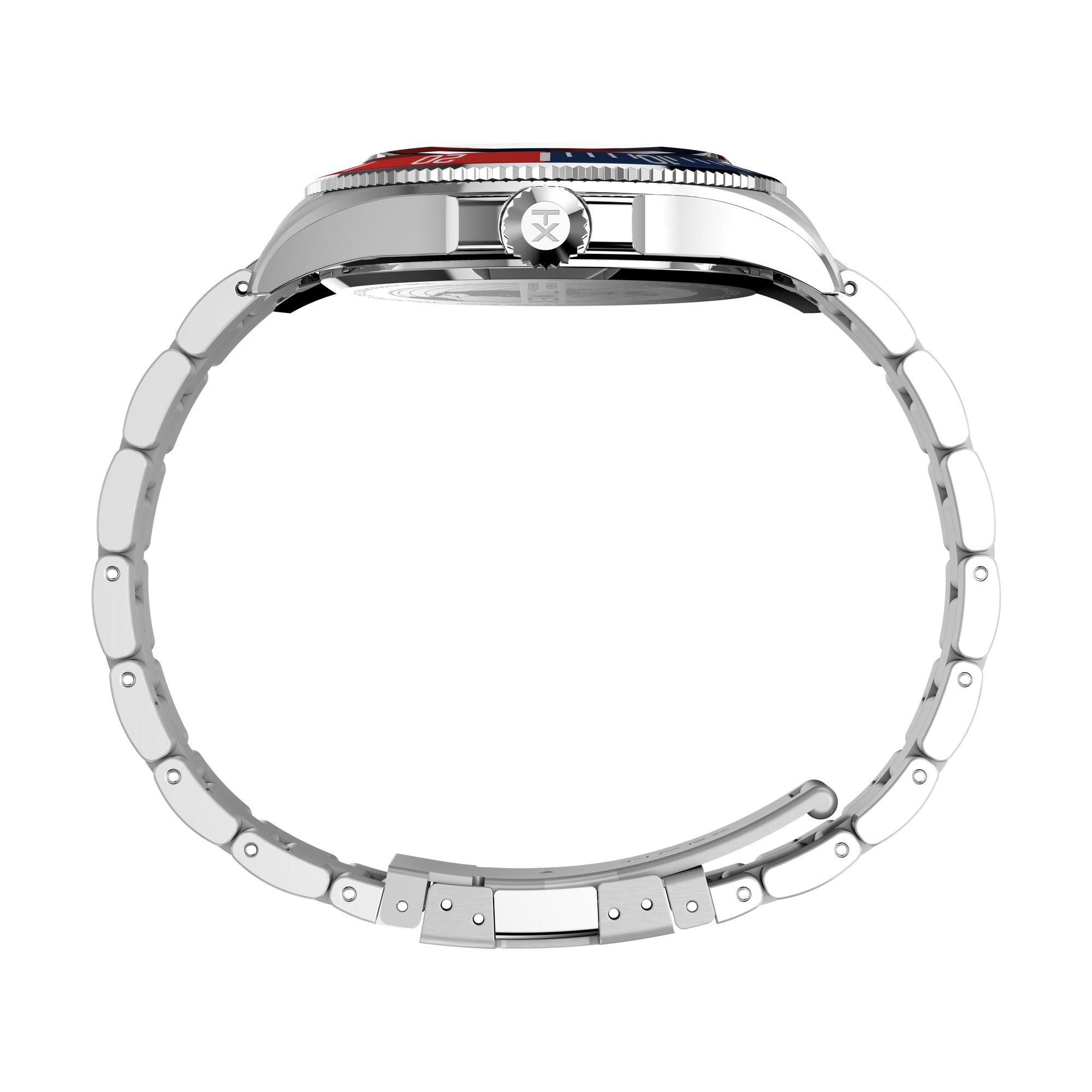 Timex Harbourside Chronograph Black Dial Stainless Steel Men's Watch TW2Y33300