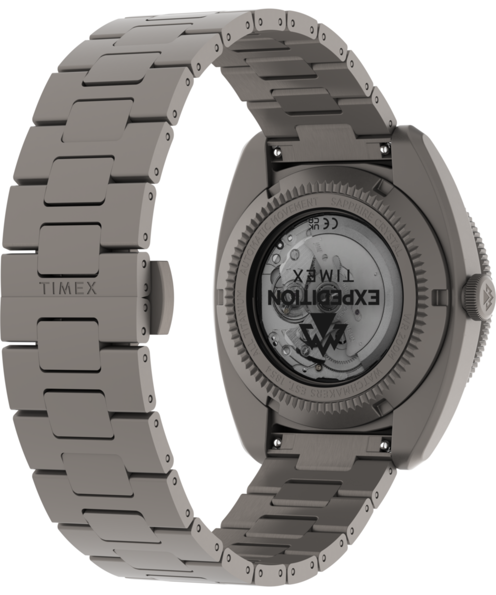 Timex Expedition Pioneer Titanium Automatic Men's Watch TW2Y63800 - Case Back Open