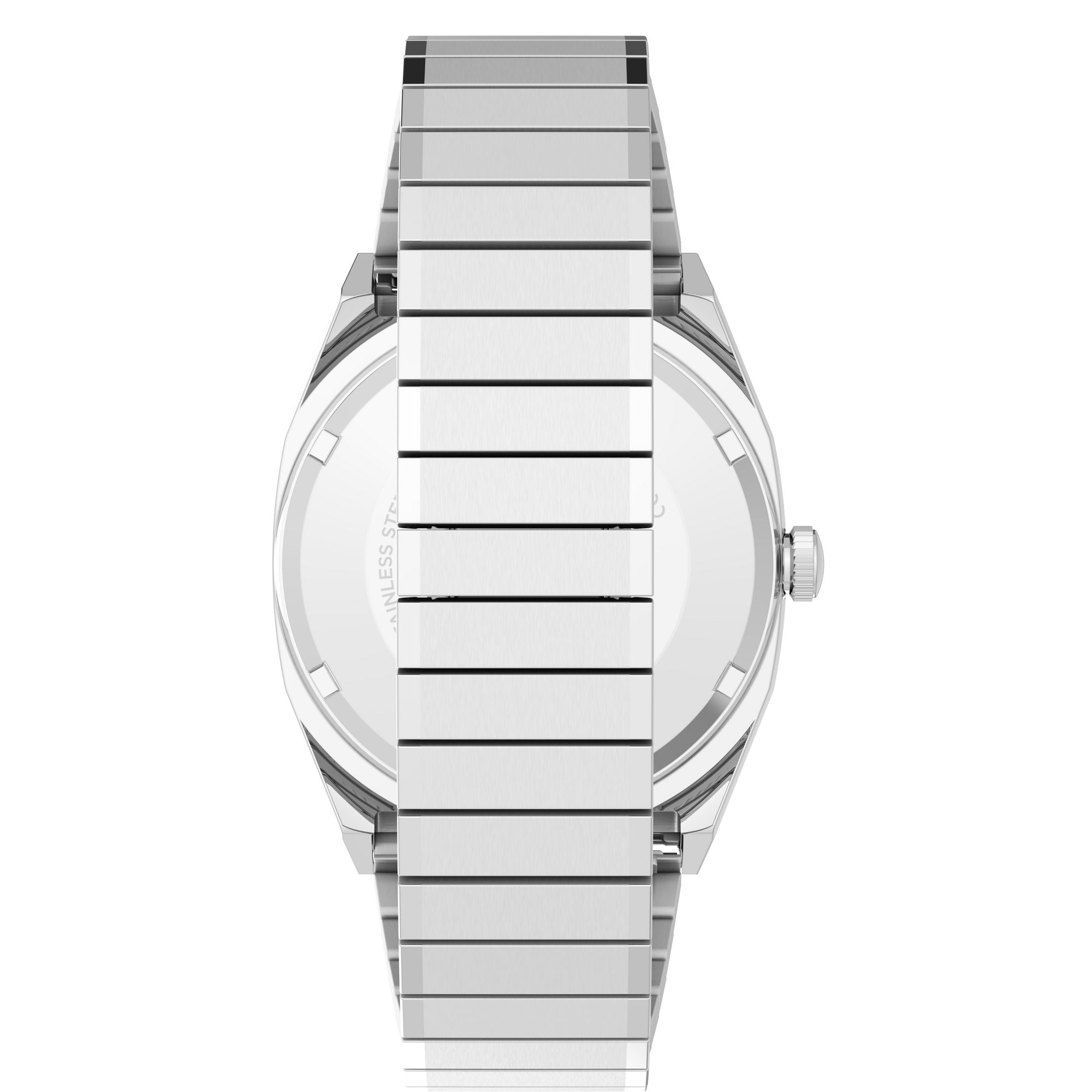 Timex E-Line Automatic 1983 Reissue Ice Blue Stainless Steel Band Watch TW2Y66700