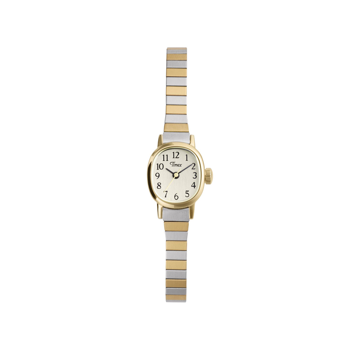 Timex Cavatina Retro Mini Two Toned White Dial Women's Watch TW2Y66900